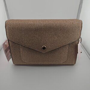 Kate Spade Rose Gold Glitter Crossbody Handbag